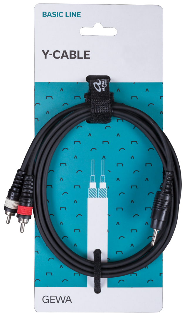 GEWA Y Audiokabel Basic Line 1,5 m